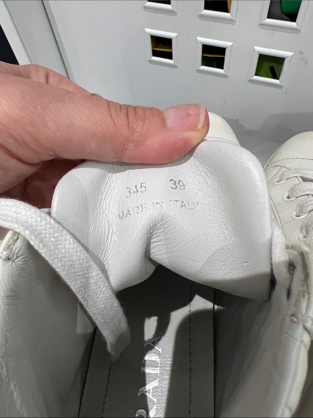 Prada White Quilted High-Top Sneakers for Women. Super cute and stylish - Picture 4 of 6